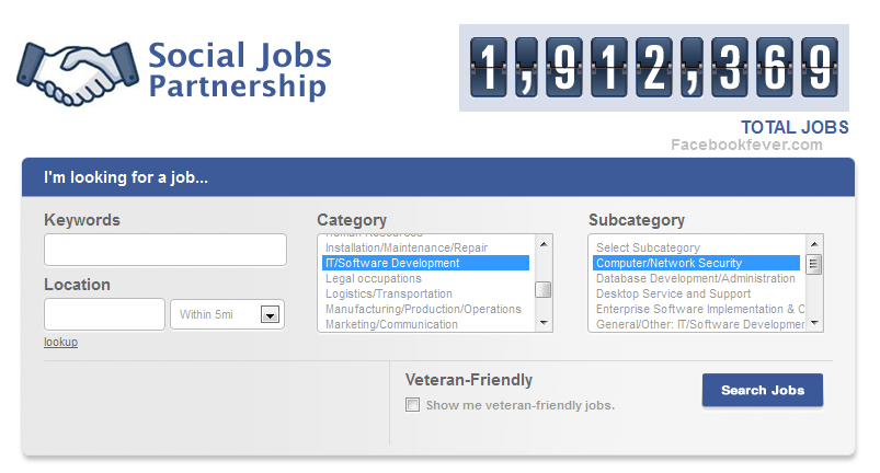 Social Jobs Partnership Social Jobs Partnership 2012 12 01 09 22 00 facebookfever Facebook Launches Social Jobs An App To Search Jobs