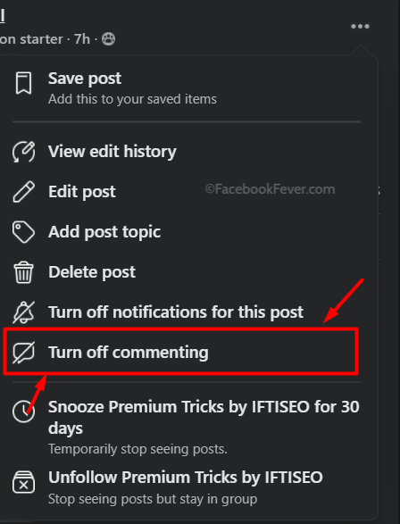 How to turn OFF comments on Facebook Posts, Pages & Groups? 8 Disable Comments on Facebook Group